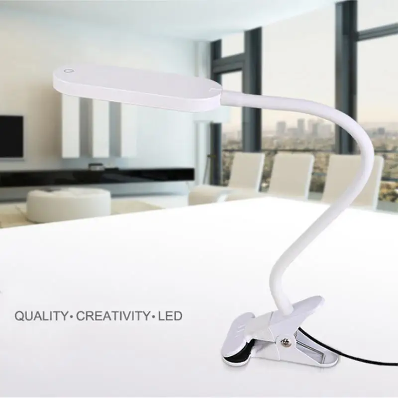 

LED Student Table Lamp Beauty Nail Tattoo Makeup Workbench Clip Light Student Eye Protection Reading Lighting Decoration