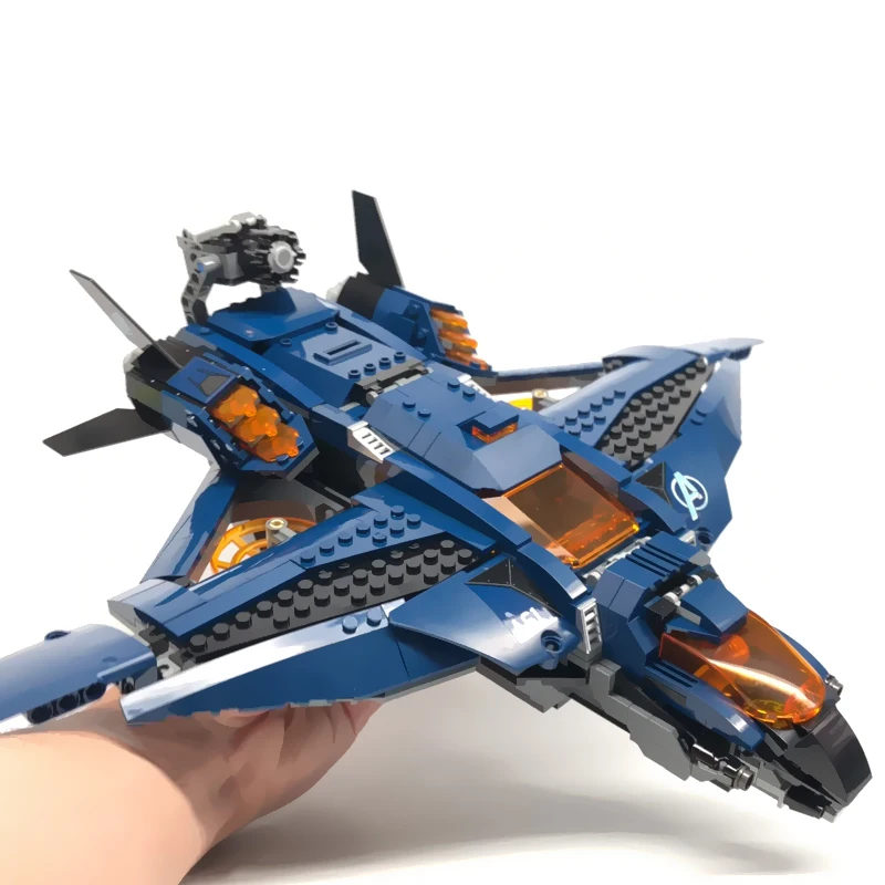 Avengers Ultimate Quinjet Compatible LegoINGly Marvel Avengers Endgame Super Heros Set Building Blocks Bricks Toys For Children