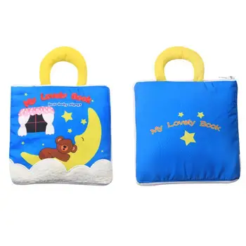 

Soft Cartoon Quiet Cloth Books For Newborn Children Educational Baby Rattles Infant Early Cognitive Development Activity Books