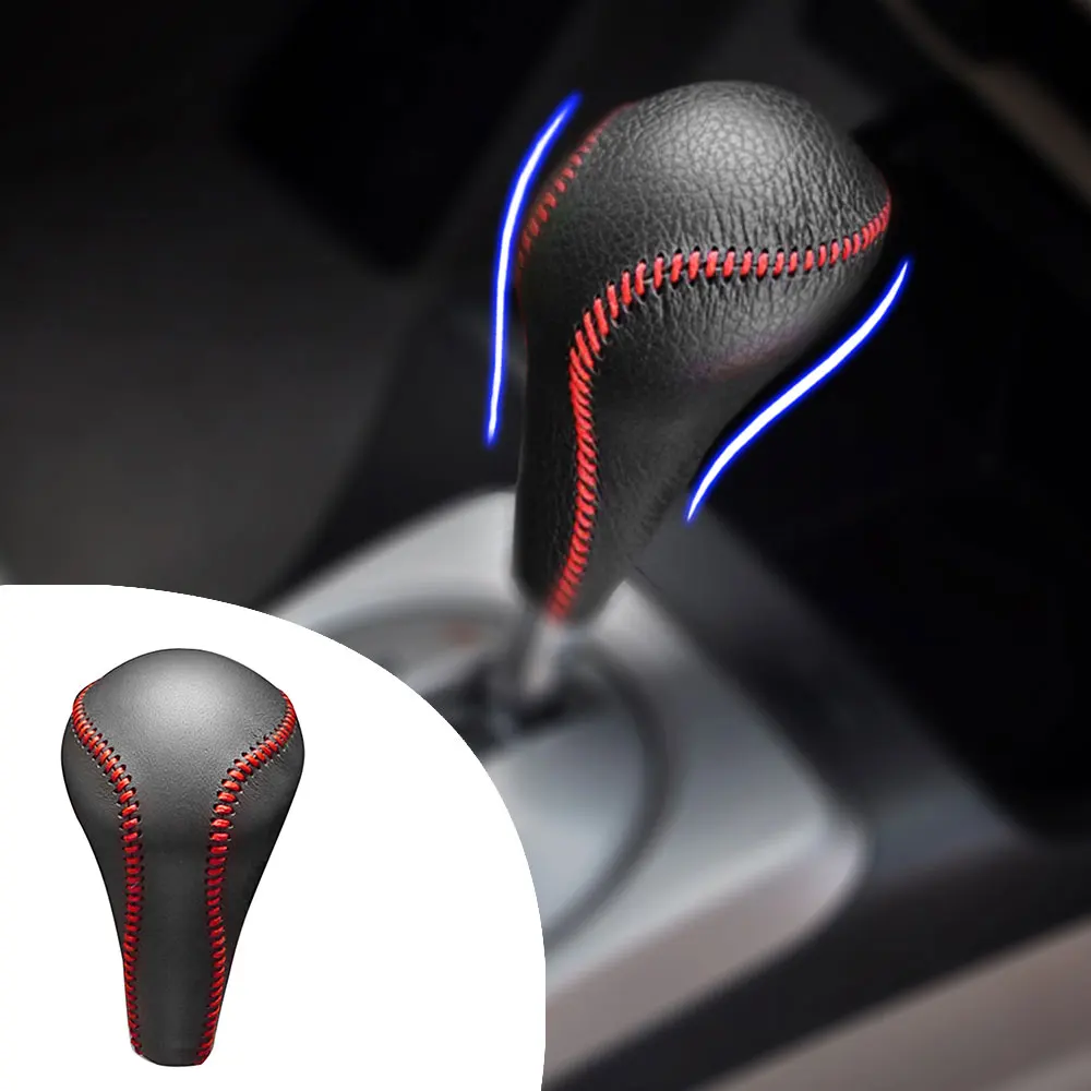 

For Honda CIVIC 06-11 Ciimo 11-15 Accessories Gear Head Covers Interior Styling PU Leather Hand-Stitched Shift Knob
