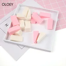 10 шт./упак. ромбовидная губка для лица Сухая и влажная двойного использования инструменты для макияжа для красоты Классическая Дамская мягкая пудра