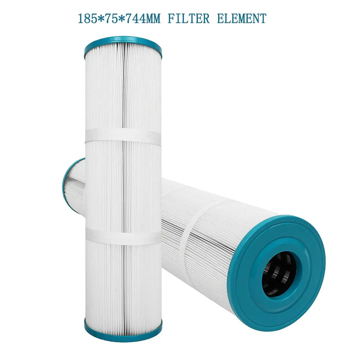 

185*75*744mm Pool Filter Cartridge Element For Onga Pantera PCF100&Quiptron 929 Filtration Replacement Pool Spa Artesian Filters