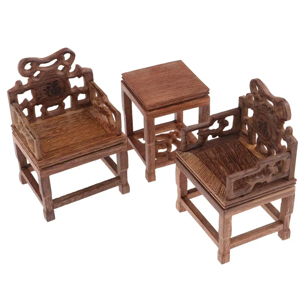 1/6 خشبية مصغرة 2 pcs الكرسي + نهاية الجدول غرفة المعيشة دمية الأثاث نموذج بيت الدمية الاكسسوارات الديكور اللعب 1/6 خشبية مصغرة 2 pcs الكرسي + نهاية الجدول غرفة المعيشة دمية الأثاث نموذج بيت الدمية الاكسسوارات الديكور اللعب