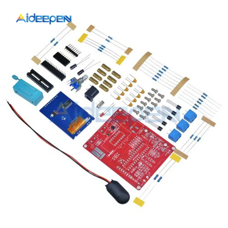 GM328 Mega328 Транзистор тестер DIY Kit диод емкость ESR напряжение частотомер ШИМ квадратный генератор волн+ акриловый чехол