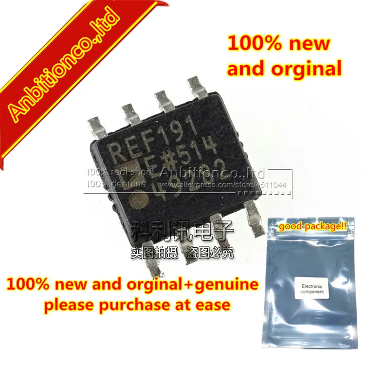 2pcs 100 New And Orginal Ref191 Ref191esz Sop8 Precision Micropower Low Dropout Voltage References In Stock Phone Accessory Bundles Sets Aliexpress