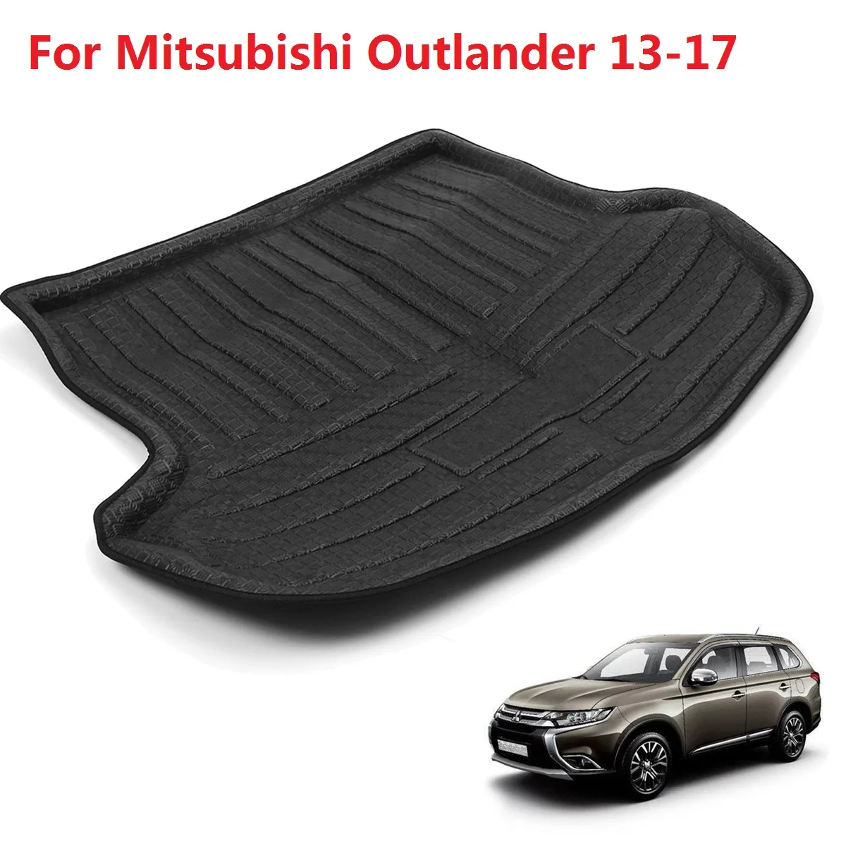 Car Rear Trunk Cargo Mat Boot Liner Tray Mats For Mitsubishi Outlander