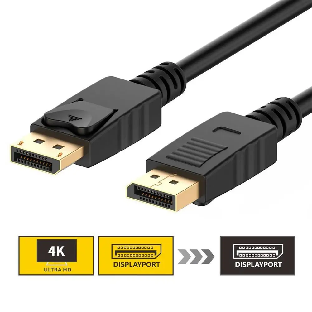 

Mini DP To DP Cable, DisplayPort To DisplayPort Cable 6ft HD 1.8m 4K Resolution