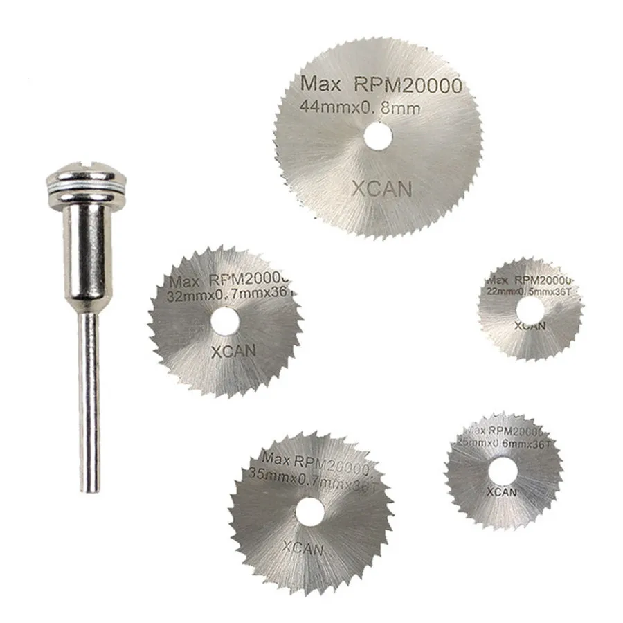 

6Pcs Mini HSS Circular Saw Cutting Disc Blade Cutter For Dremel Tool Accessories Diamond Disc Circular Power Tools