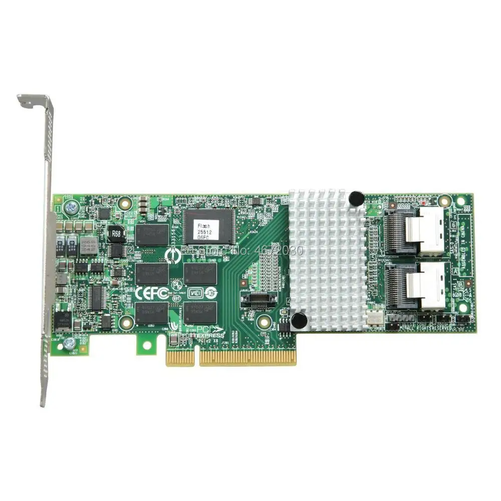 

New Broadcom Avago LSI MegaRAID SAS 9261-8i 8 port 512MB cache SFF8087 6Gb RAID0.1.5.6 PCI-E 2.0 X8 Controller Card