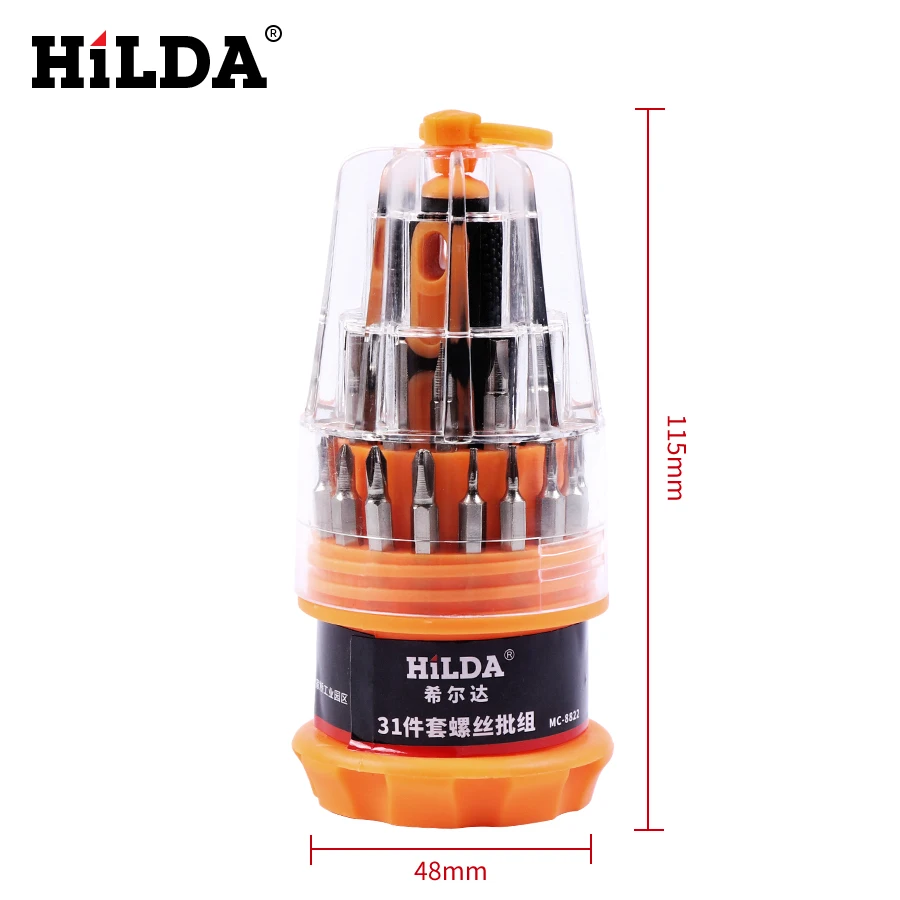 

HILDA 35 in 1 Screwdriver Set Home Useful Multi Tool Multi-Bit Tools Repair Torx Screw Driver Screwdrivers Kit Hand Tools
