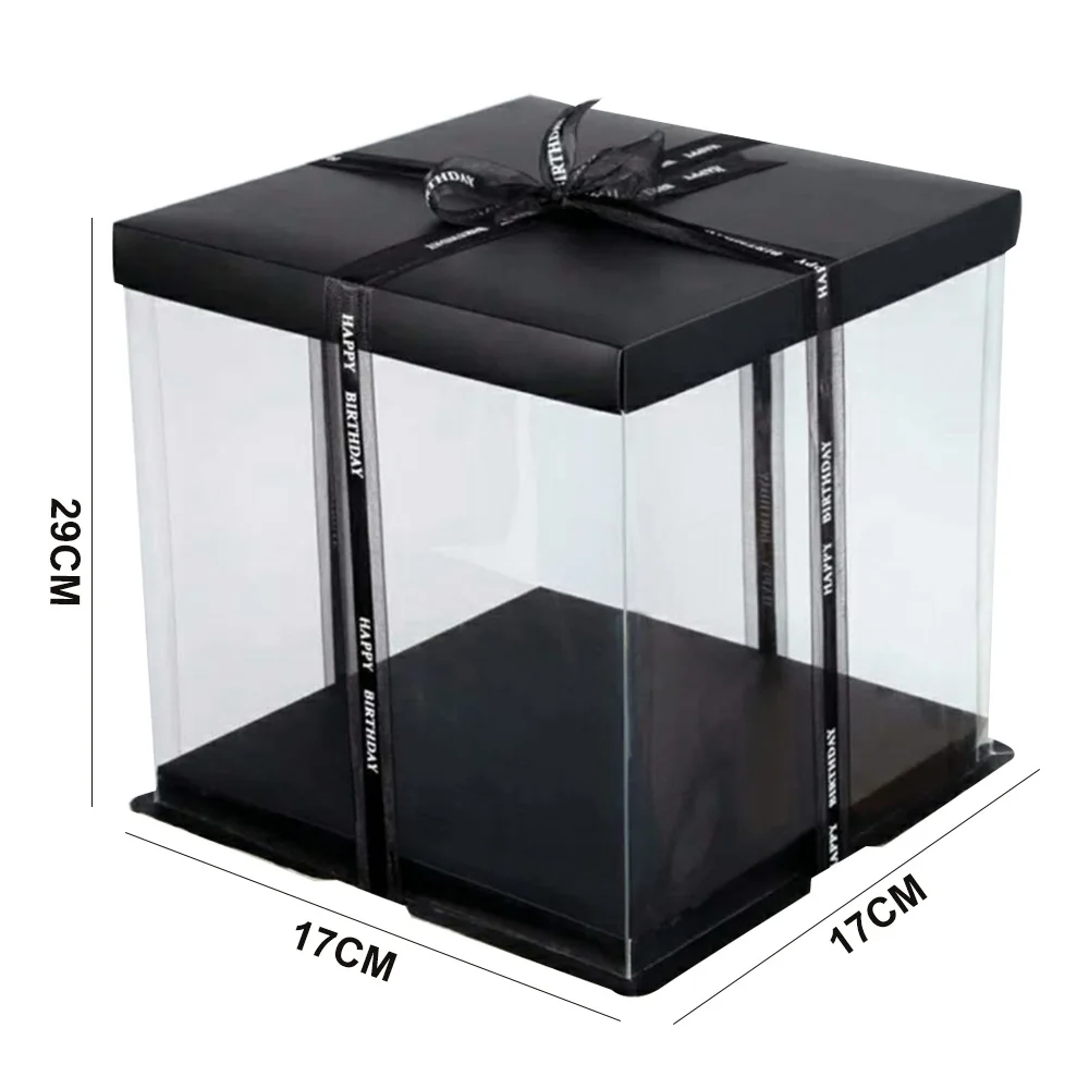 

Gift Box Foldable for flowers bear gift case foam flowers Transparent packaging box many size for choose valentine