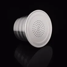 Nespresso многоразового обновления круглое отверстие многоразовые кафе капельница из нержавеющей стали пустые капсулы металлические многоразовые кофе фильтр чашки