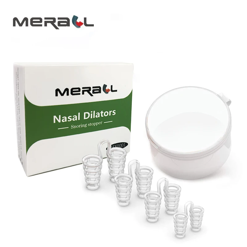 

Anti Snore Nose Clip Mini Transparent Nasal Dilator Sleeping Aid Equipment Stop Snoring Breathing Smooth Device Snore Stopper