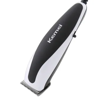 

EAS-Kemei KM-08-51 Black+white ABS 220-240V 50Hz Electric shaving head barber hair clipper