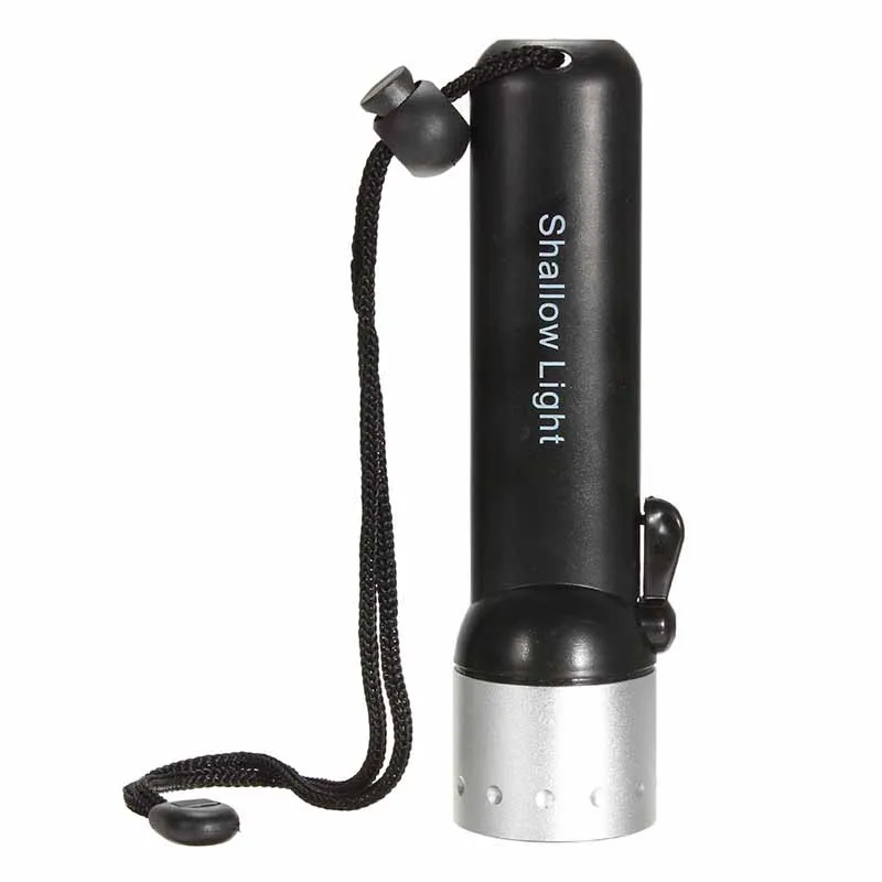 

Flashlight Underwater Torch Waterproof Scuba Diving Lamp Light, Black