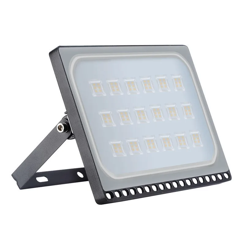 4X Viugreum 100W Ultra-thin LED Flood Light Warm White Outdoor Fixture US Plug 