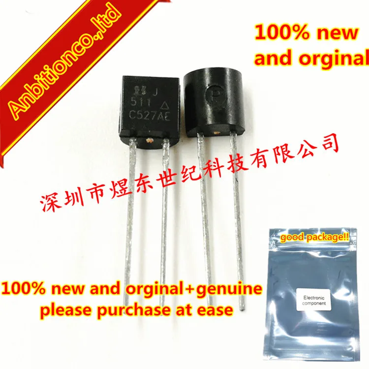 

10pcs 100% new original 2SJ511 J511 P CHANNEL MOS TYPE TO-92-2 in stock