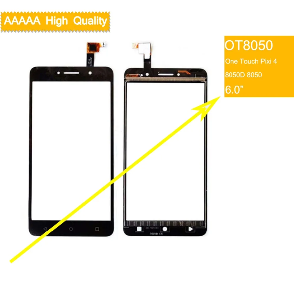 10 шт./лот для Alcatel One Touch Pixi 4 OT-8050D OT8050 8050 сенсорный экран панель сенсор дигитайзер