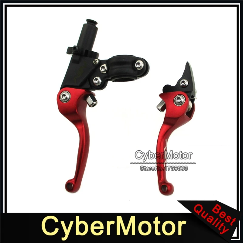 Красный тормозной рычаг сцепления ASV для Honda CRF XR YZF RMZ KLX KX внедорожный мотоцикл 50cc