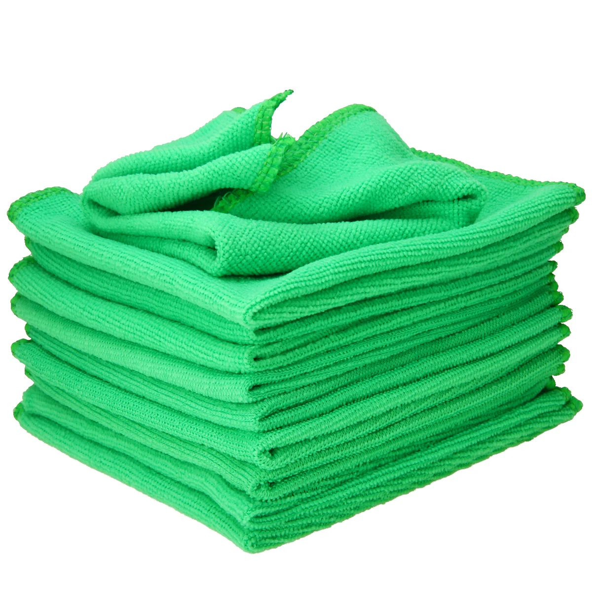 Green Microfiber Cleaning Auto Car Detailing Soft Clothes Wash Towel-Duster I7M5 Green Microfiber Cleaning Auto Car Detailing Soft Clothes Wash Towel-Duster I7M5