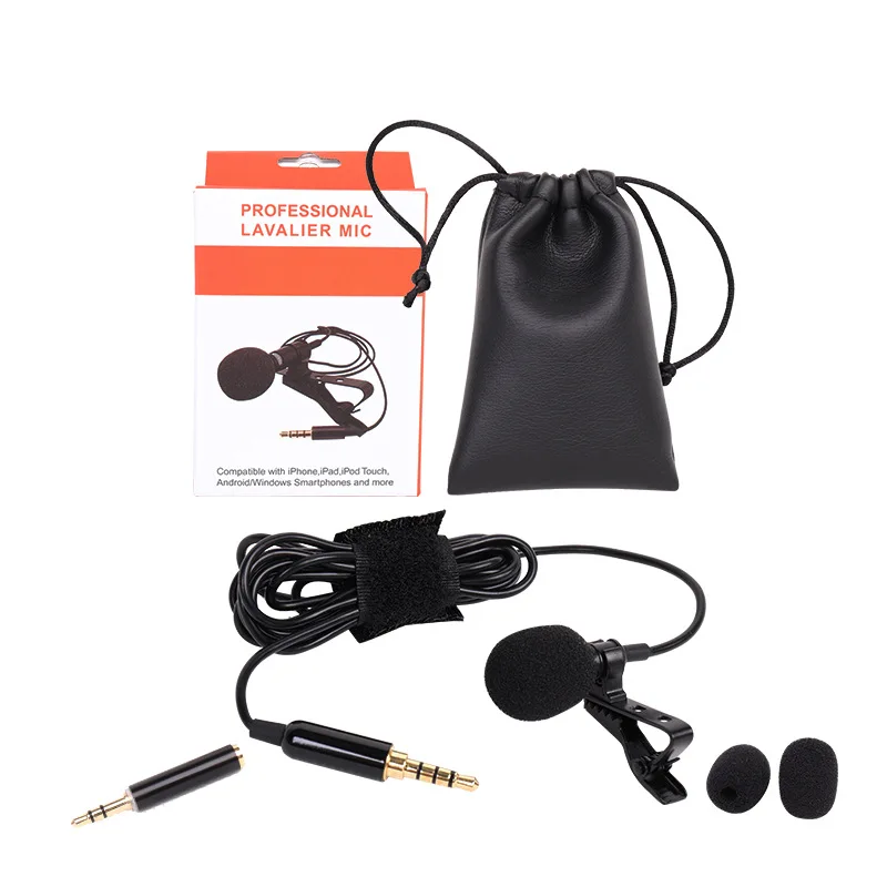 

Lavalier Microphone Omnidirectional Condenser Mic for Apple Android & Windows Smartphones,Youtube,Interview,Studio,Vide