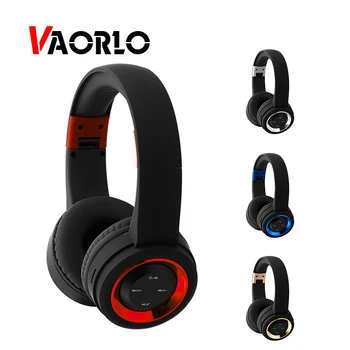 

VAORLO Bluetooth Headphone Foldable Wireless Headset Handsfree Headband Sport Running Music Earphone For FM PC mobile phone MP3