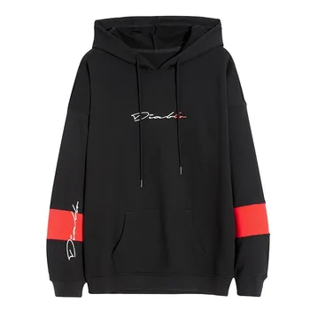 

Pioneer camp 2019 new sweatshirt men brand clothing letter printing couple hood sweatshirt male
