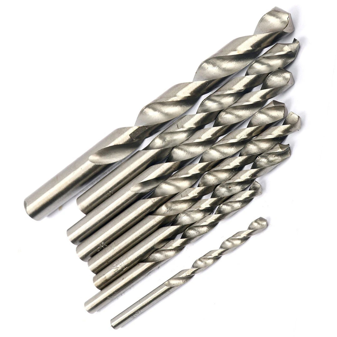 

38Pcs HSS Drill Bit 1mm-13mm Drill Bit Set Twist HSS High Speed Cobalt Steel Kit Metric Drill Bit Tool For Drilling In Steel