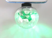 Mini Disco Party Light Ball Mobile Phone USB Sound Control Crystal Magic Lamp Mini Disco Party Light Ball Mobile Phone USB Sound Control Crystal Magic Lamp