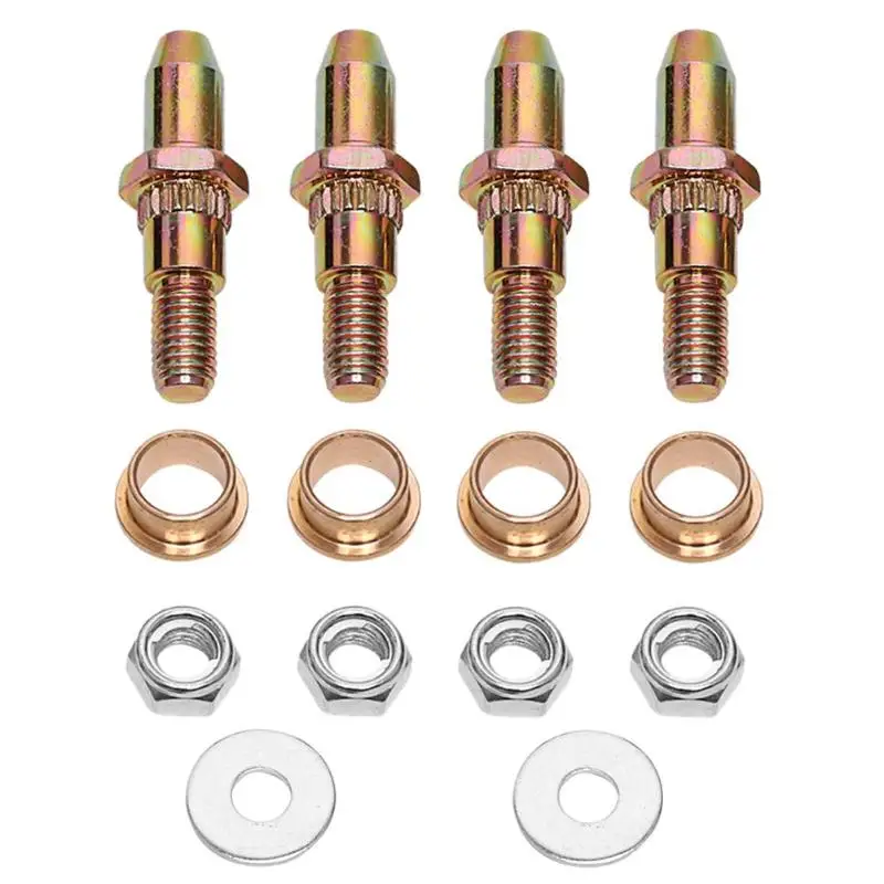 

VODOOL 2Pcs/Set Metal Car Door Hinge Pin Bushing Rear Kits For Chevy Silverado GMC Sierra and Related Truck SUV OEM 19299324