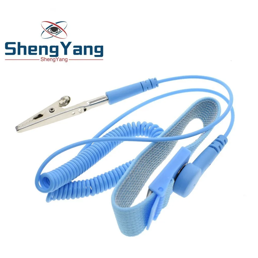 

Cordless Wireless Clip Antistatic Anti Static ESD Wristband Wrist Strap Discharge Cables For Electrician IC PLCC worker