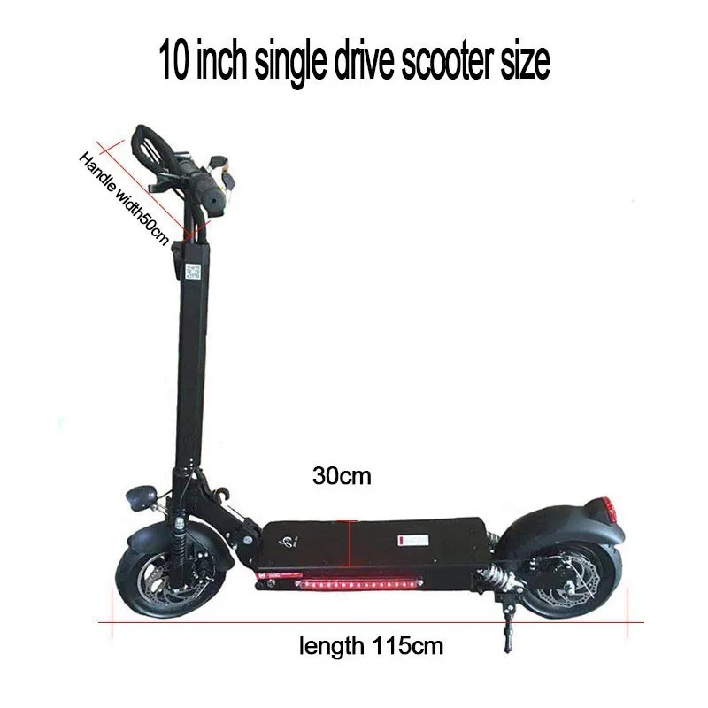 Perfect 10-inch single-drive electric bike bicycle Mini folding skateboard Adult travel scooter bike e-bike 0