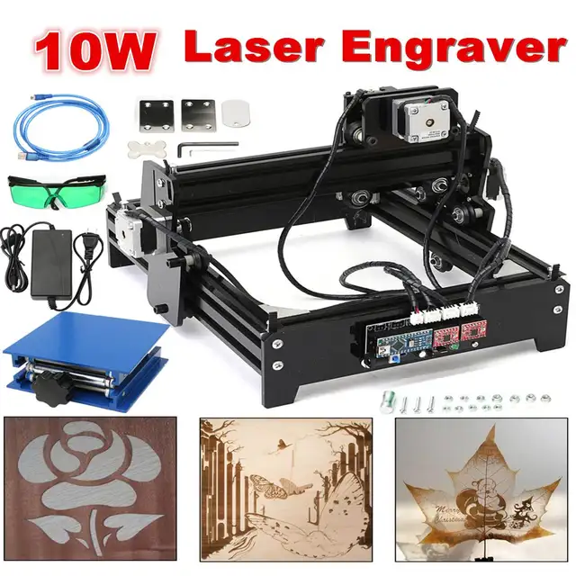 Best Offers 20 x 14 cm Engraving Area 10W USB Desktop Metal Stone Wood CNC Laser Engraver Marking Engraving Machine + Protective Glasses Best Offers 20 x 14 cm Engraving Area 10W USB Desktop Metal Stone Wood CNC Laser Engraver Marking Engraving Machine + Protective Glasses