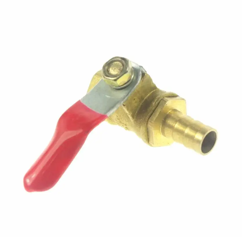 Подходит для шланга I/D 8 мм 10 латунные шаровые клапан 1/4 &quotBSP Женский шланг Барб с