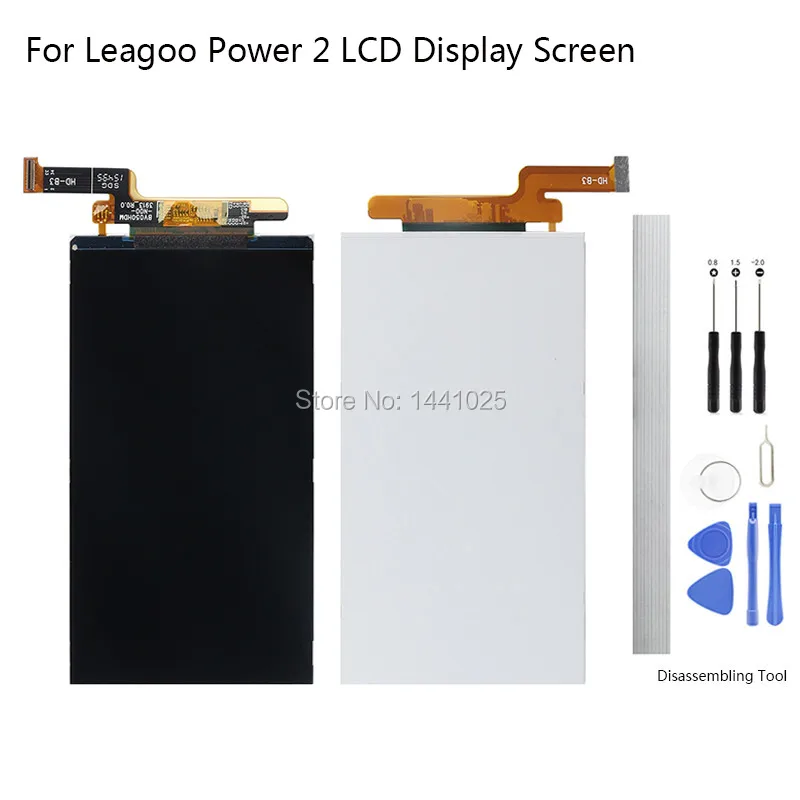 Сменный экран дисплея для Leagoo Power 2 ЖК-экран 5 0 дюйма черный новый
