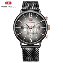 MINI FOCUS Thin Chronograph Men Watches Top Brand Luxury Fashion Sports Watch Men Stainless Steel Mesh Strap Quartz Male Clock MINI FOCUS Thin Chronograph Men Watches Top Brand Luxury Fashion Sports Watch Men Stainless Steel Mesh Strap Quartz Male Clock