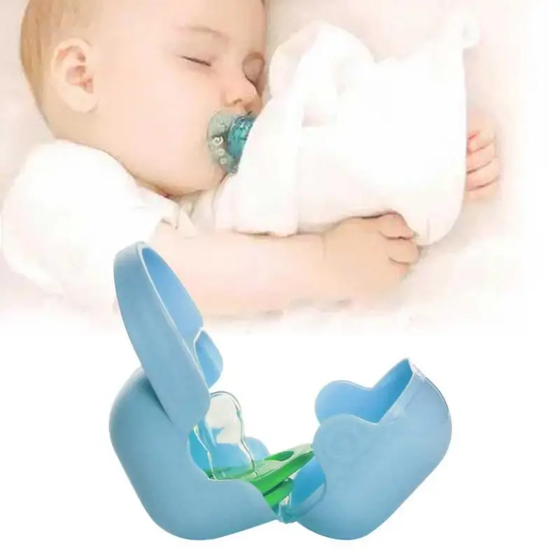 

3PCS Pacifier Storage Box Dustproof Shatter-Resistant Portable Plastic Baby Storage Box Protective Nipple Storage