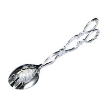 Tesoura elegante para cozinha, tesoura de liga de zinco com estampa de sobremesa, clipe de pão para bolo, salada, biscoito, 1 peça