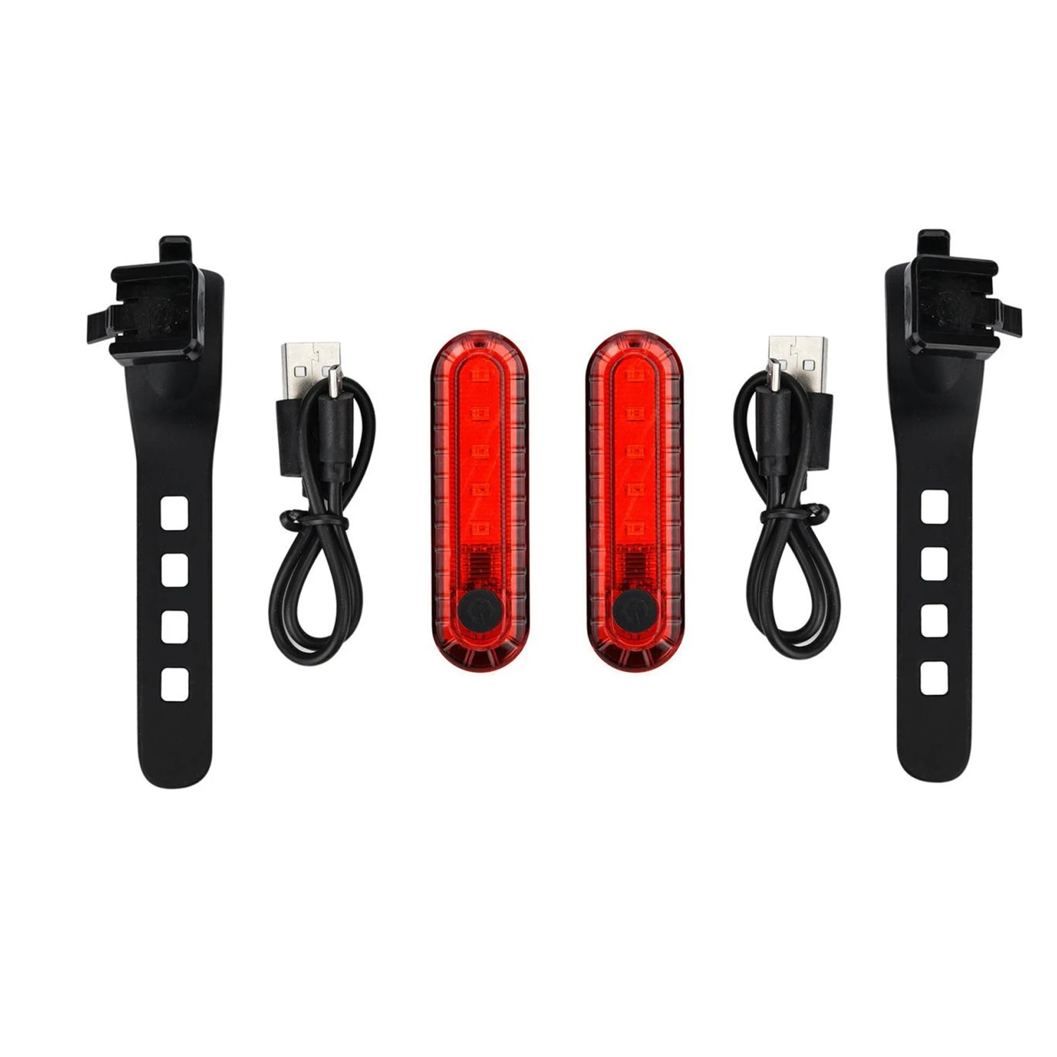 HOT 2Pcs/комплект задний фонарь для велосипеда ультра яркий Usb Перезаряжаемый