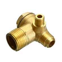 1 шт. 3 порта латунный штекер с резьбой обратный клапан разъем Чугун 20*10*14 мм для воздушного компрессора