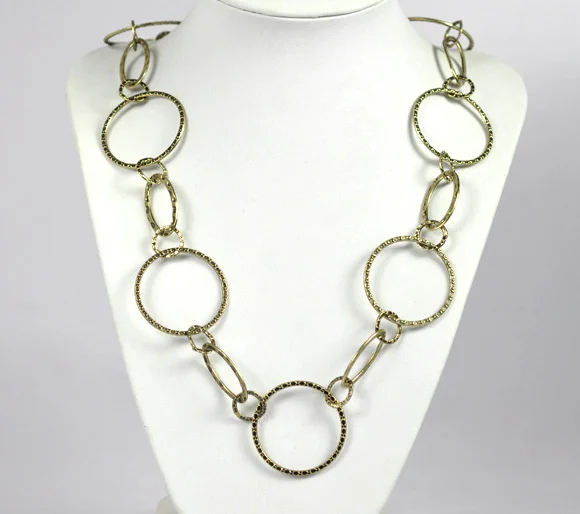 DoreenBeads 1 шт бронзовый тон круглая овальная цепочка Ожерелье м (B14298) Иу | Украшения и