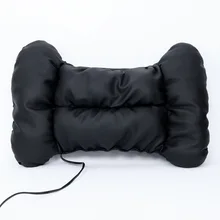 Автомобильные электромассажные поясничные автомобильные подушки из микрофибры для облегчения усталости при вождении