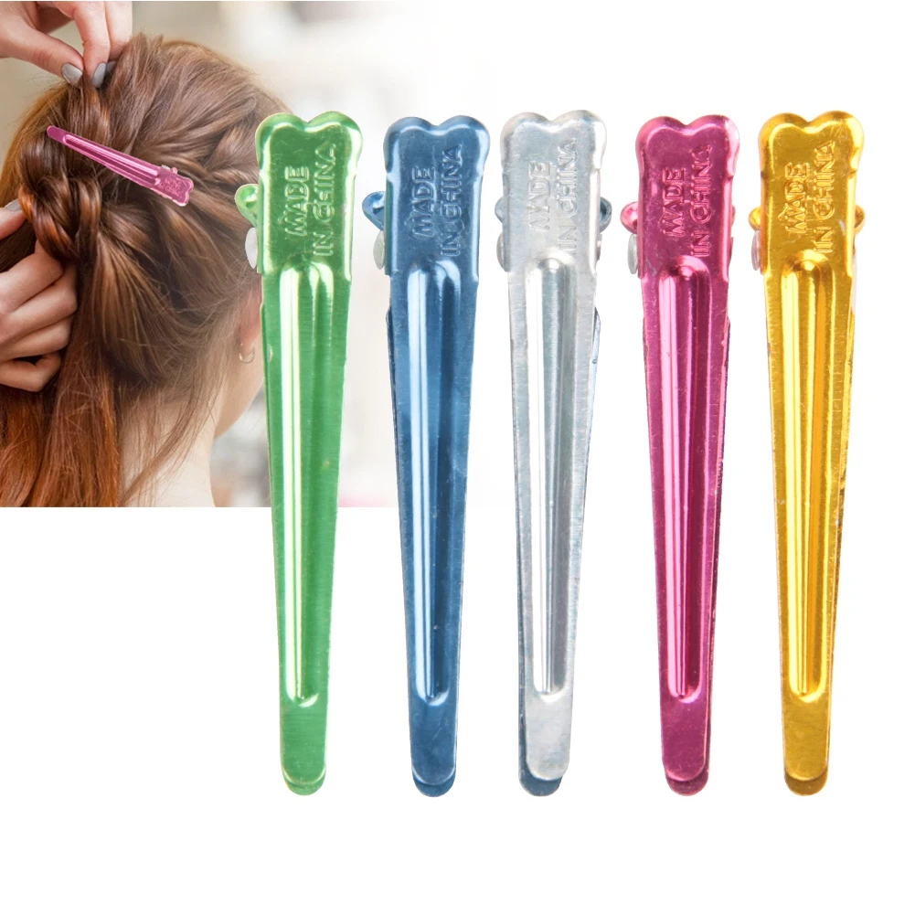 

50PCS Professional Small Aluminum Hairdressing Clip Hairpin for Hair Salon Styling Tools
