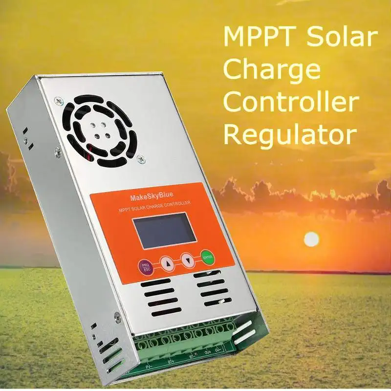

60A MPPT Solar Charge Controller Regulator for 12V/24V/36V/48VDC System with LCD MPPT Solar Controller