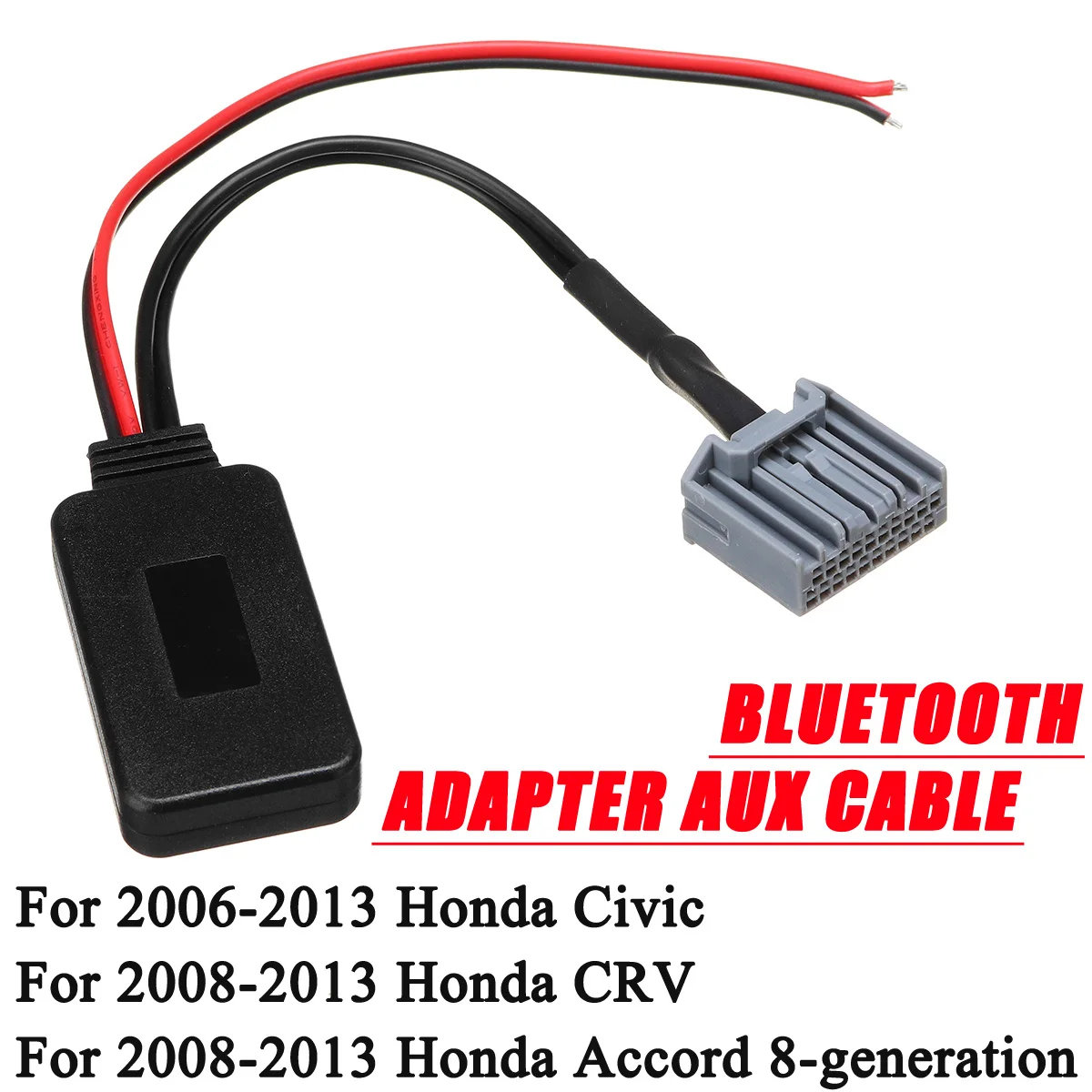 

For Honda for Civic 2006-2013 for CRV for Accord 2008-2013 Wireless bluetooth 4.0 Adapter Aux Cable Audio Receiver Adapter