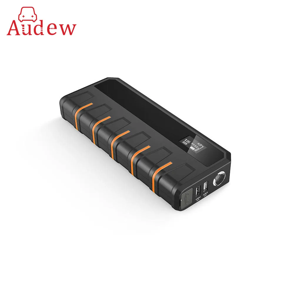 

Car Power Jump Starter 12V 18000mAh Fast Charge Dual USB 5L 6L Gas Multiple Protection Arrancador de Potencia Power Portable LED