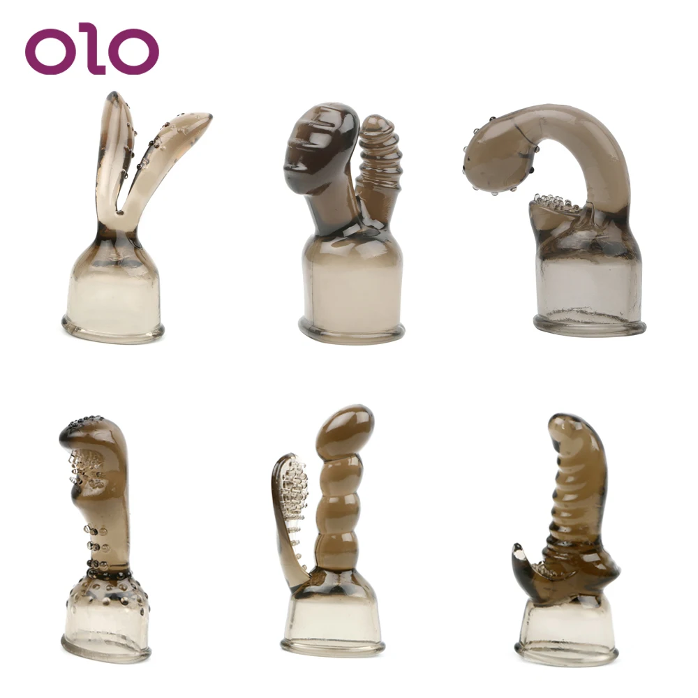 OLO 1 Piece Vibrator Accessories Magic Wand Attachment AV Rod Head Cap G-spot Vagina Stimulate Adult Sex Toys for Women | Красота и