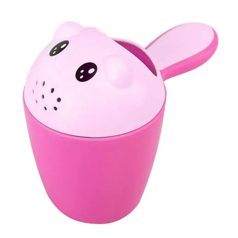 Cute Cartoon Washing Bathing Shower Cup Hair Cup Newborn Baby Shampoo Bailer Water Ladle Shower Toys For Children Bath Tool