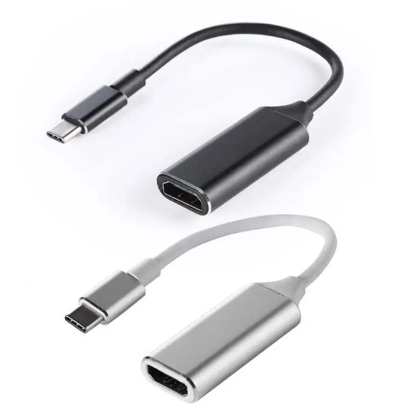 USB-C Тип-C до 4 K HDMI кабель HDTV адаптера для samsung Galaxy S9 Macbook