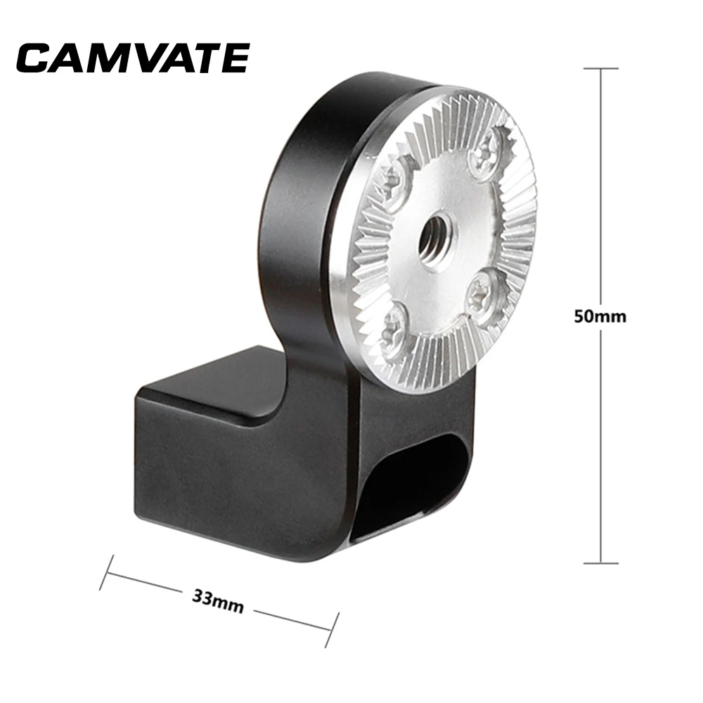 Camvaste Adaptador de Rosca Fêmea Padrão Rosete m6 com 20 Furos para Rosca em l Junta de Montagem em Forma de l Montagem do Punho - Image 2